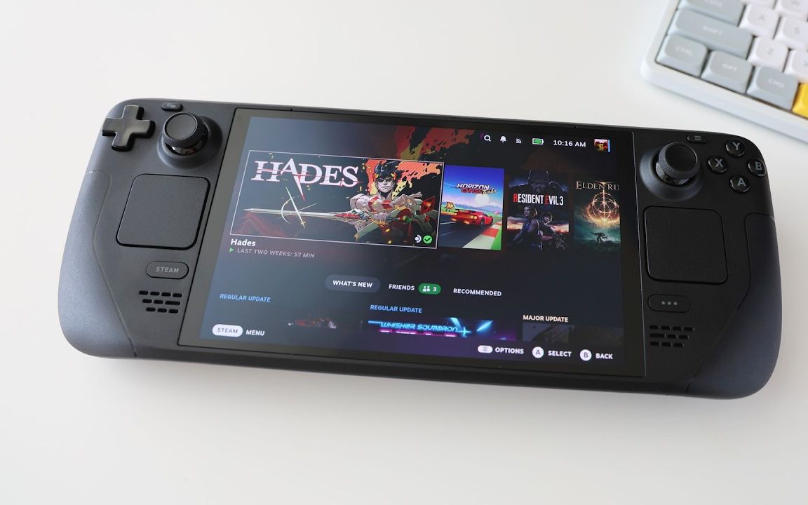 The STEAM DECK OLED handheld game console review