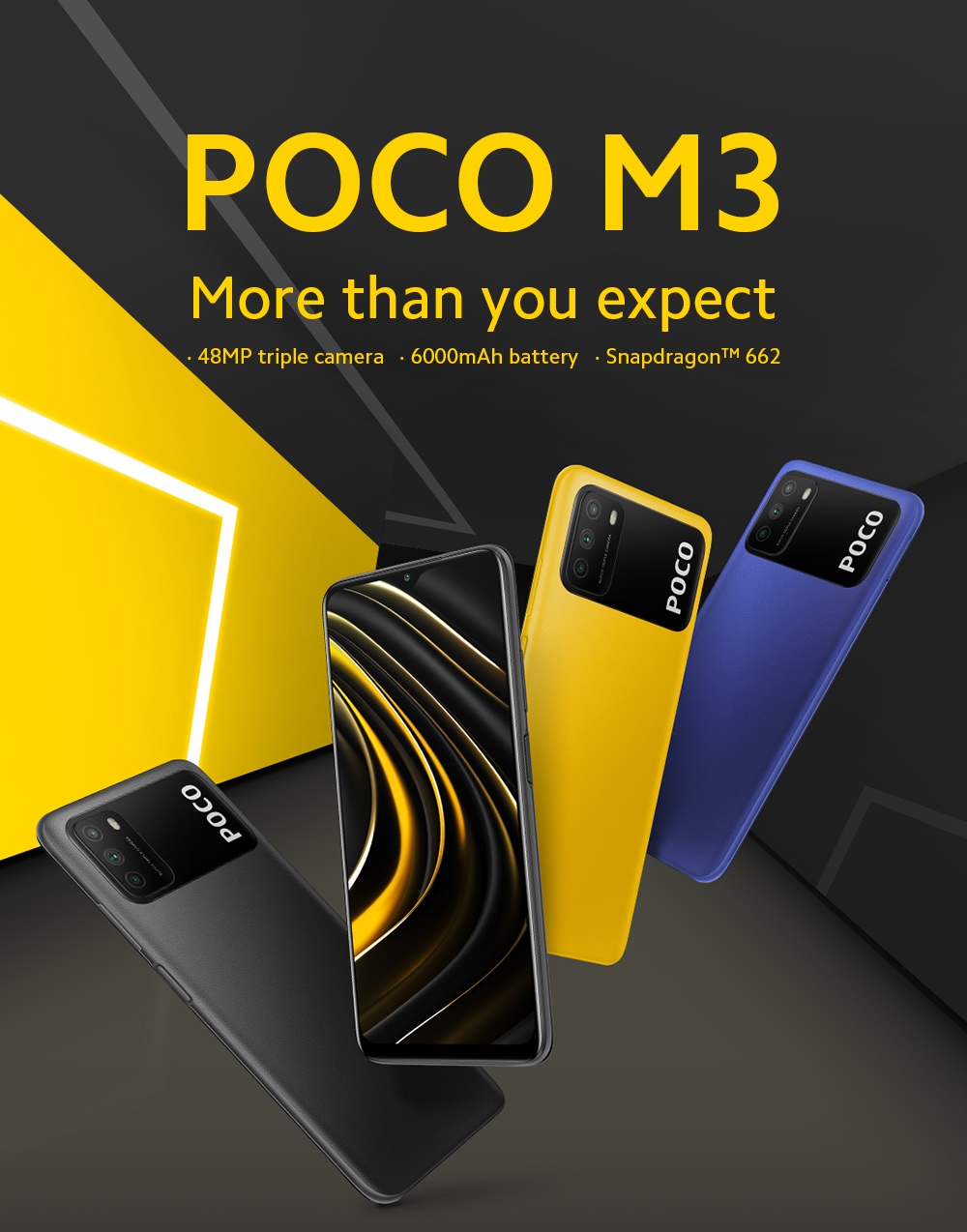 Xiaomi Poco M3 Smart Phone 4G Snapdragon 662