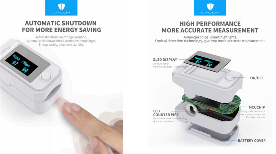 C COV Oximeter 98