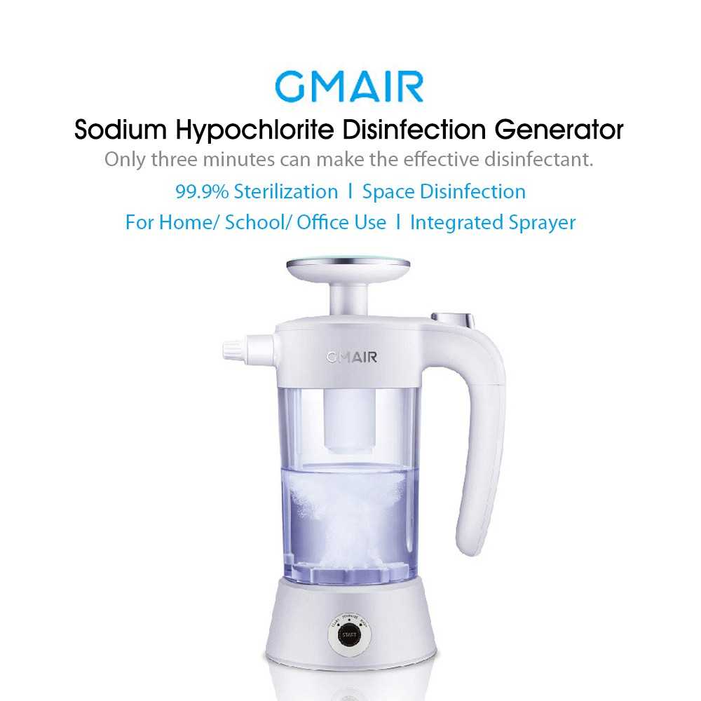 CMAIR Disinfectant Manufacturing Machine with Sodium Hypochlorite GM XD001 White Simple Version