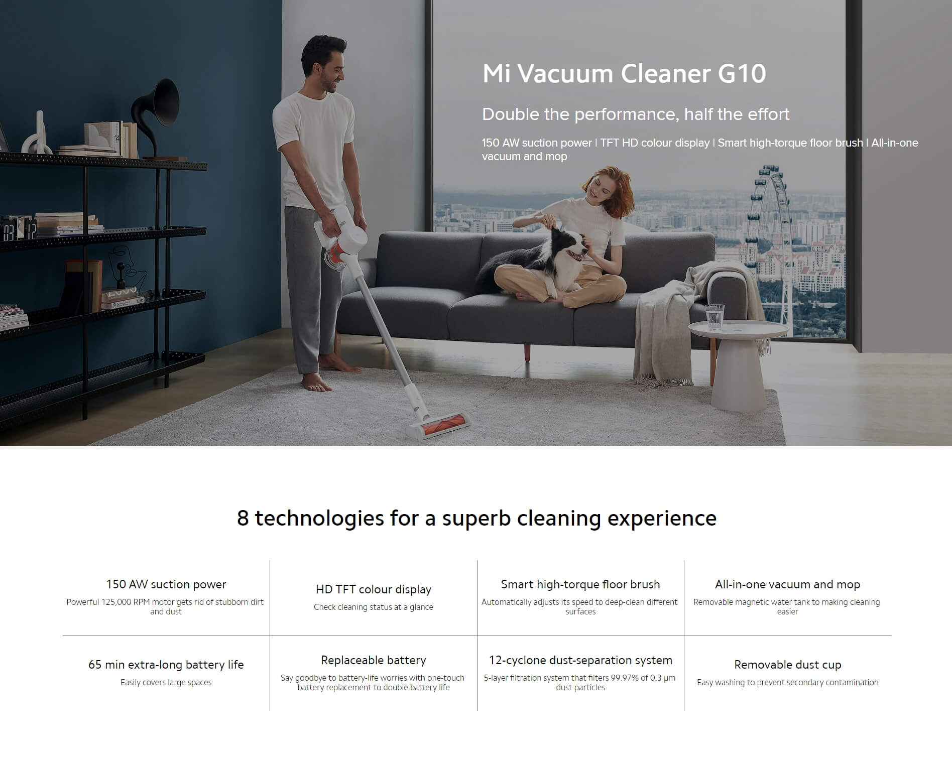 Mi Vacuum Cleaner G10