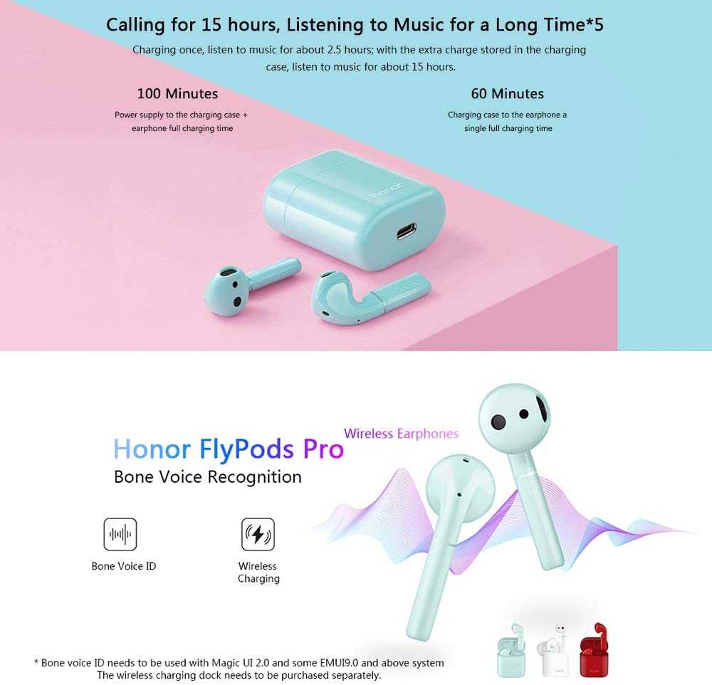 Honor FlyPods True Pro Wireless Earphones