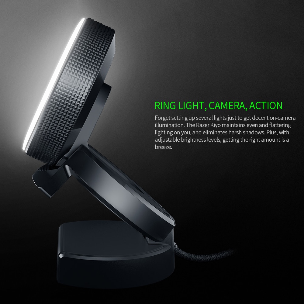 Razer Kiyo Live Stream Video Webcam 1080P