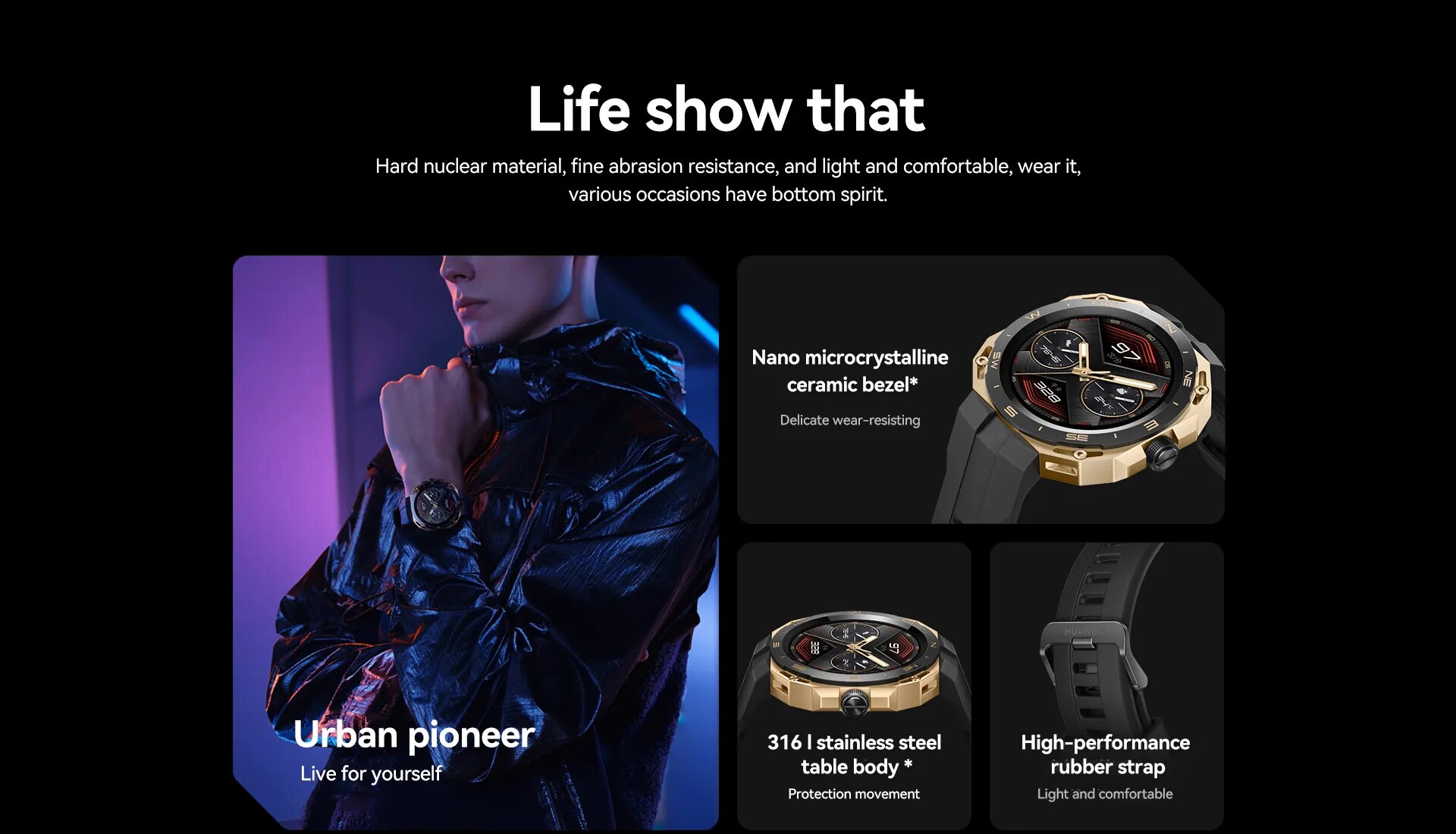 HUAWEI WATCH GT Cyber Smart Watch