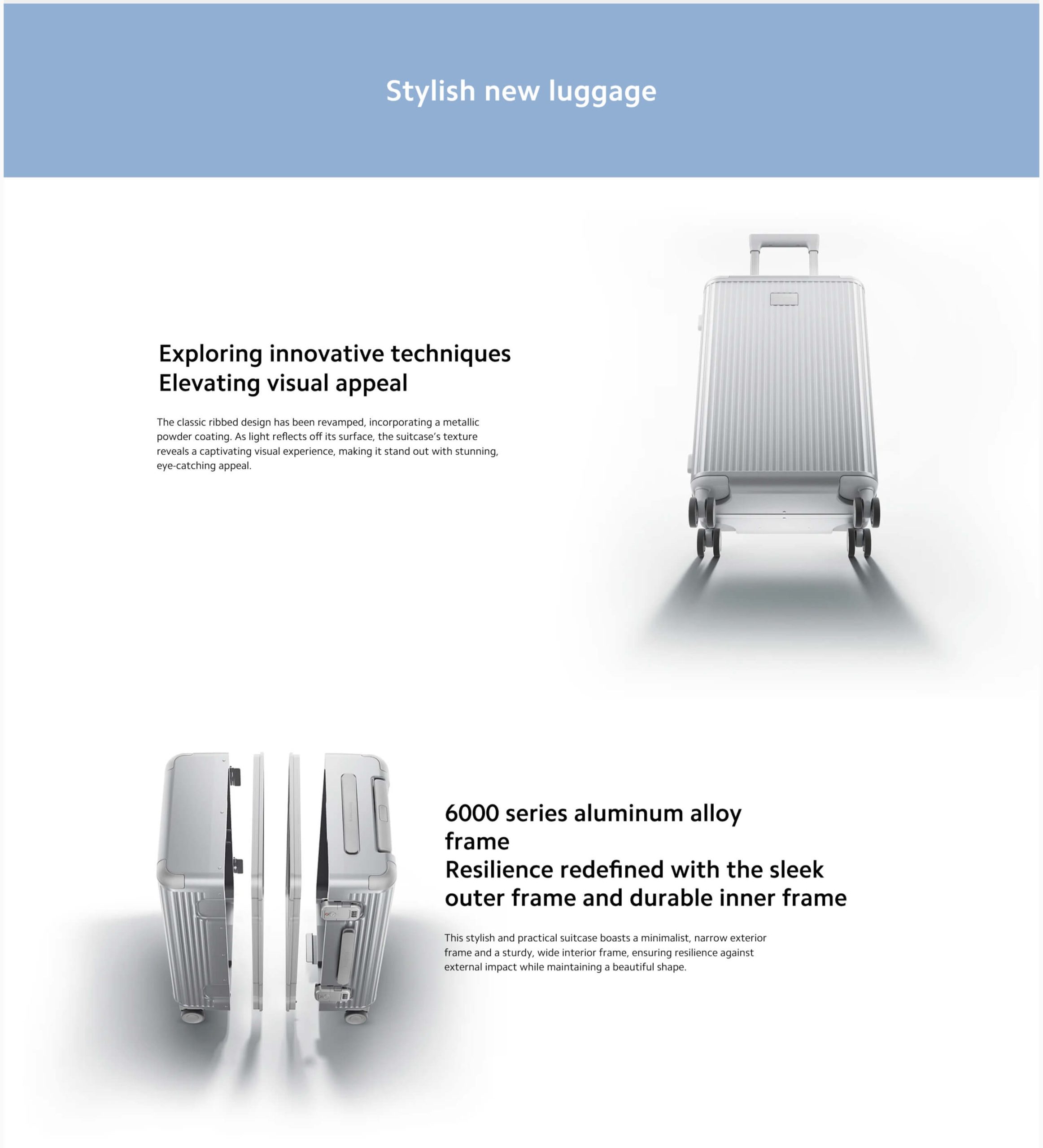 Xiaomi Aluminum Frame Luggage