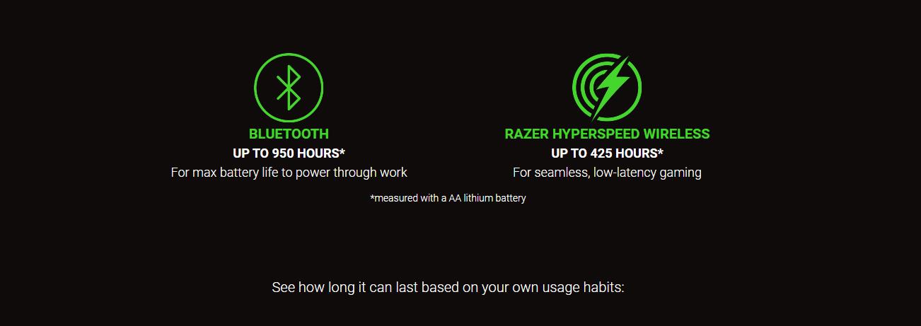 Razer Orochi V2 Mobile Wireless Gaming Mouse Lightweight