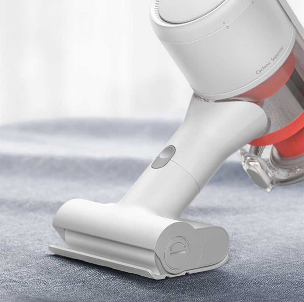 Xiaomi Mijia Handheld Cordless Powerful Vacuum Cleaner 23000 PA Suction Anti-winding Hair Mite Cleaning Global Version - White