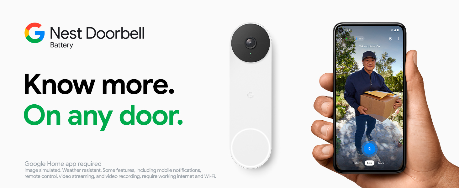 Nest Doorbell with Google Home App