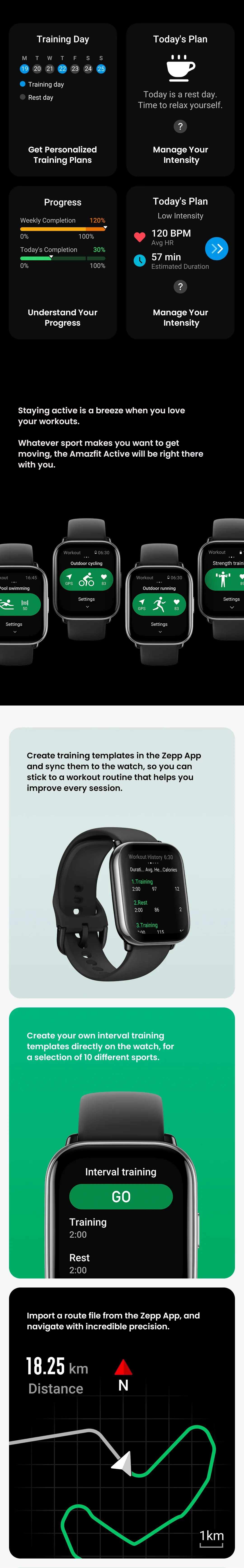 Amazfit Active Smart Watch