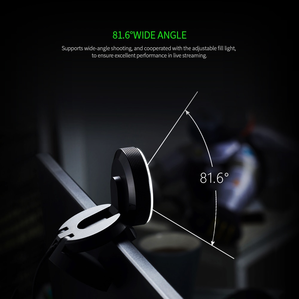 Razer Kiyo Live Stream Video Webcam 1080P