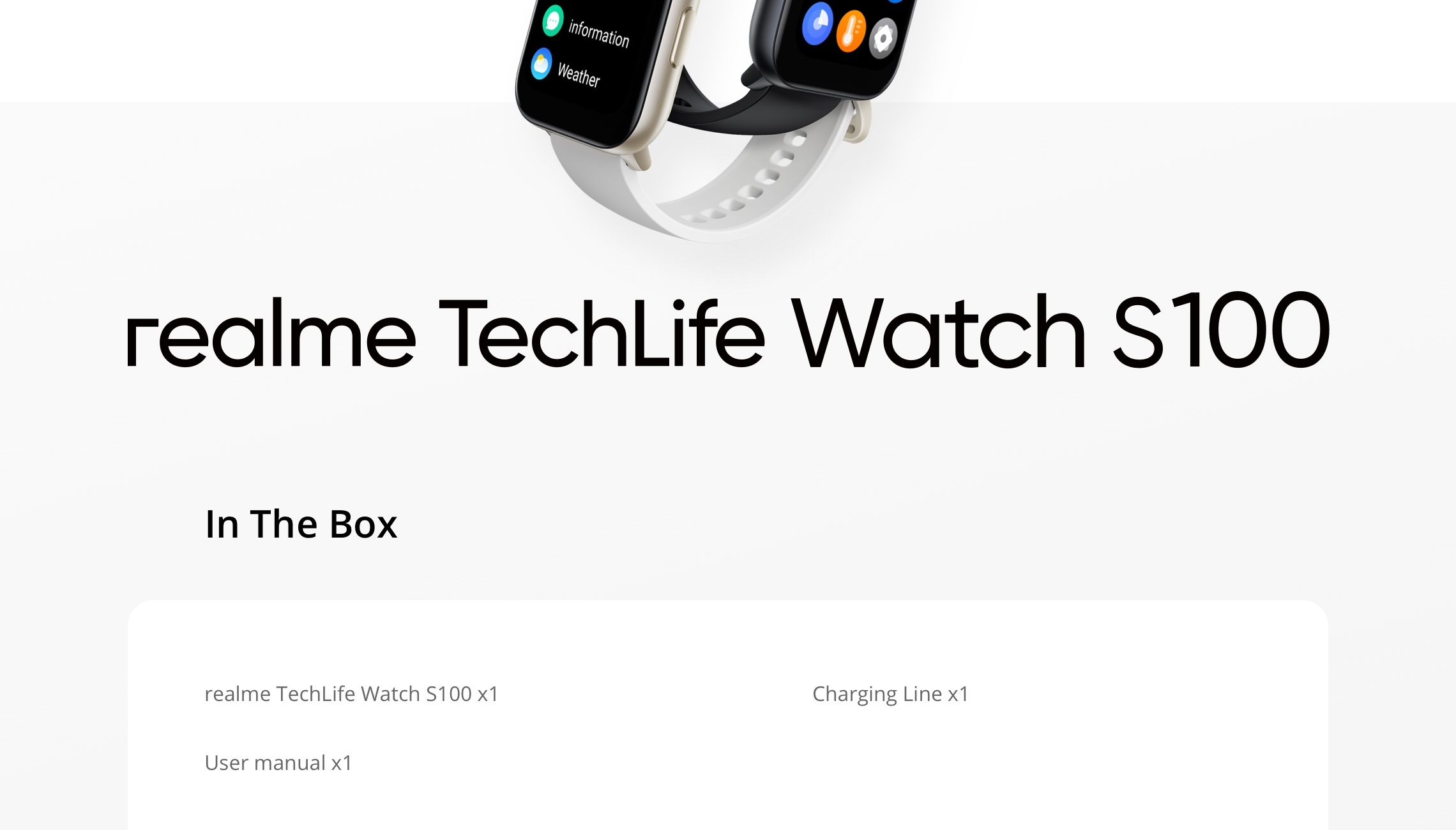 Realme Techlife Watch S100