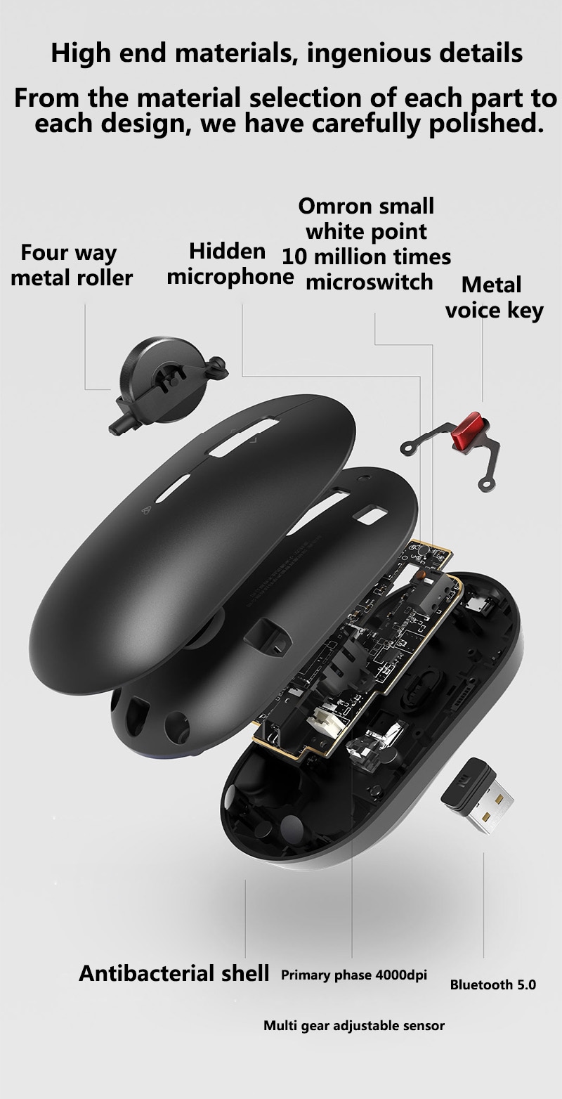 Xiaomi Xiaoai Bluetooth Smart Mouse