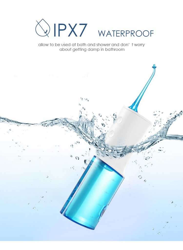 Soocas W3 Oral Irrigator Dental Portable Water Flosser Tips