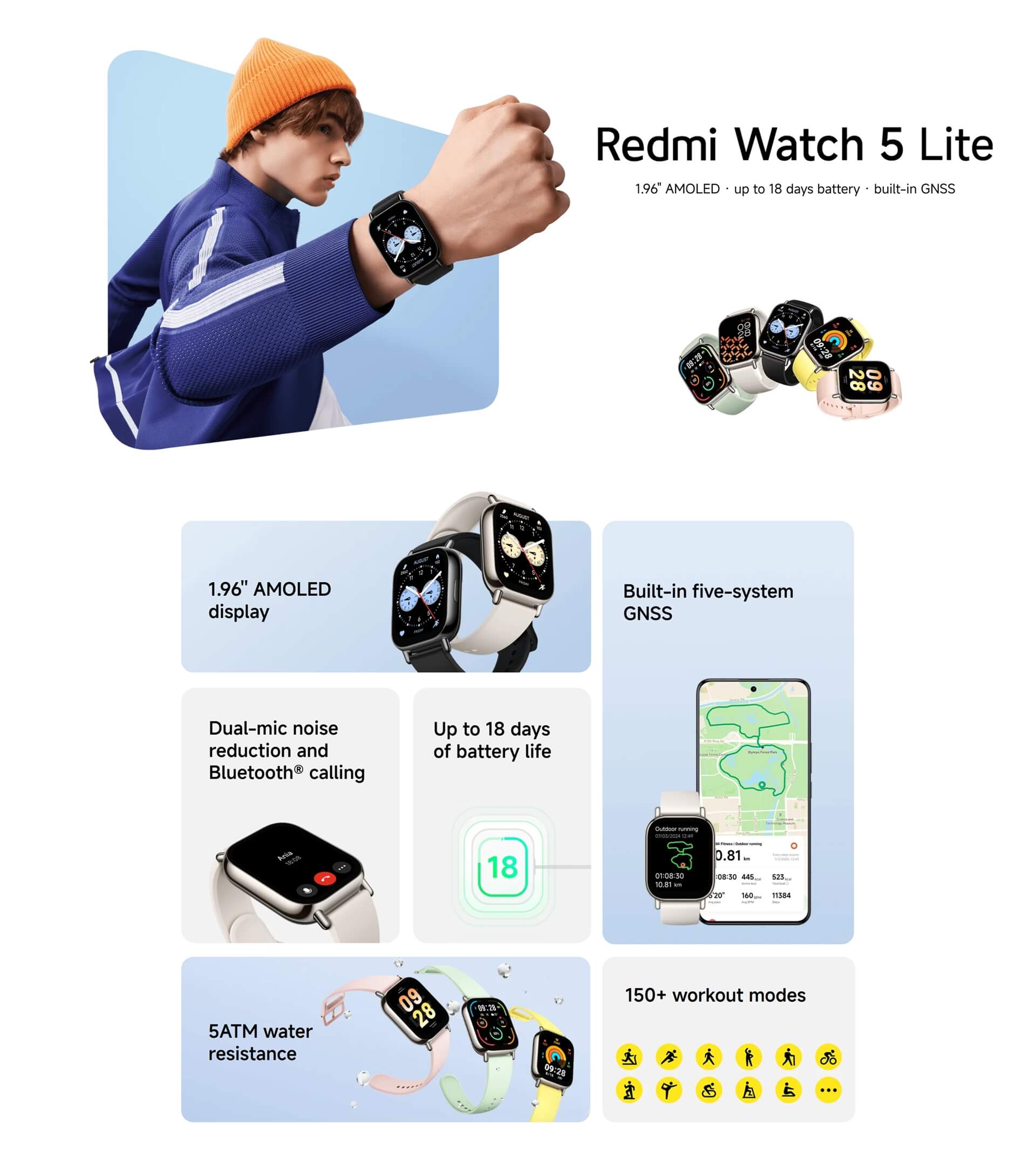 Xiaomi Redmi Watch 5 Lite Smartwatch