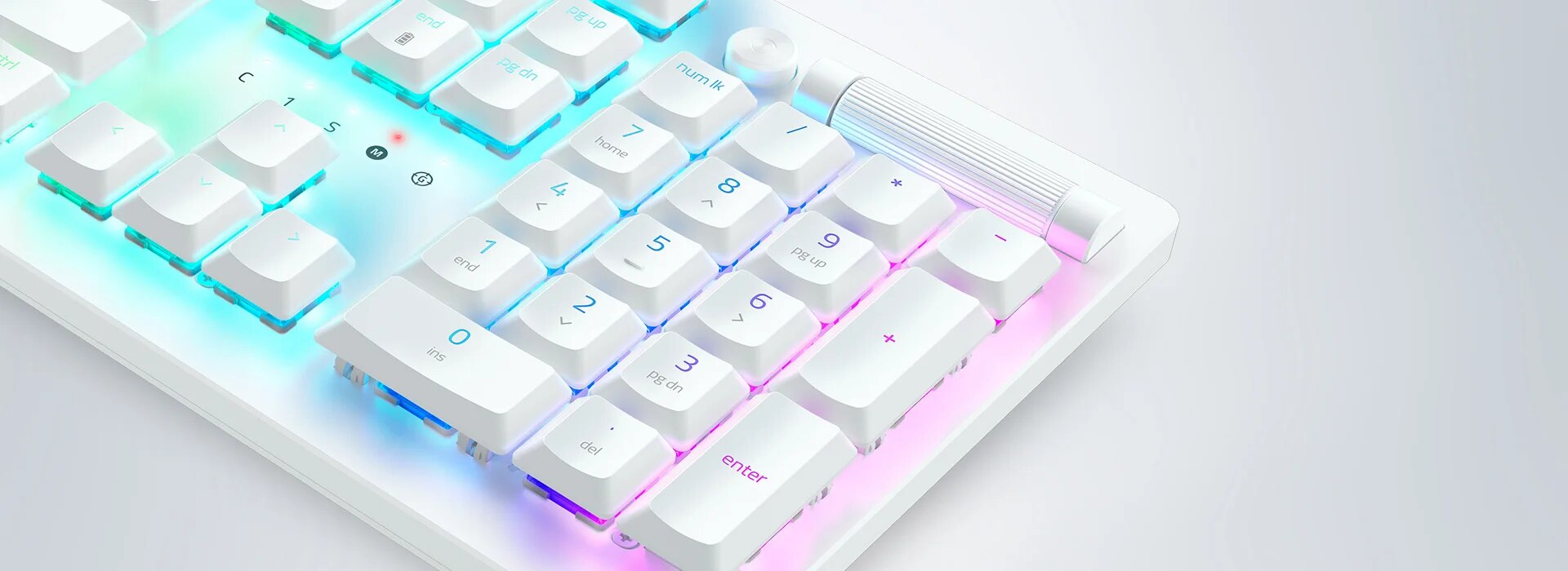 Razer DeathStalker V2 Pro - Clicky Optical Switch - US - White Keyboards