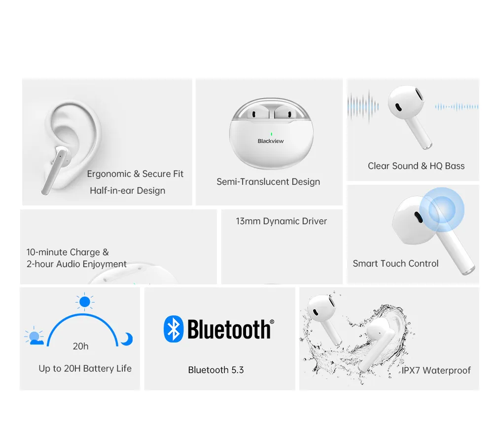 Blackview Airbuds 6 Wireless Earphone