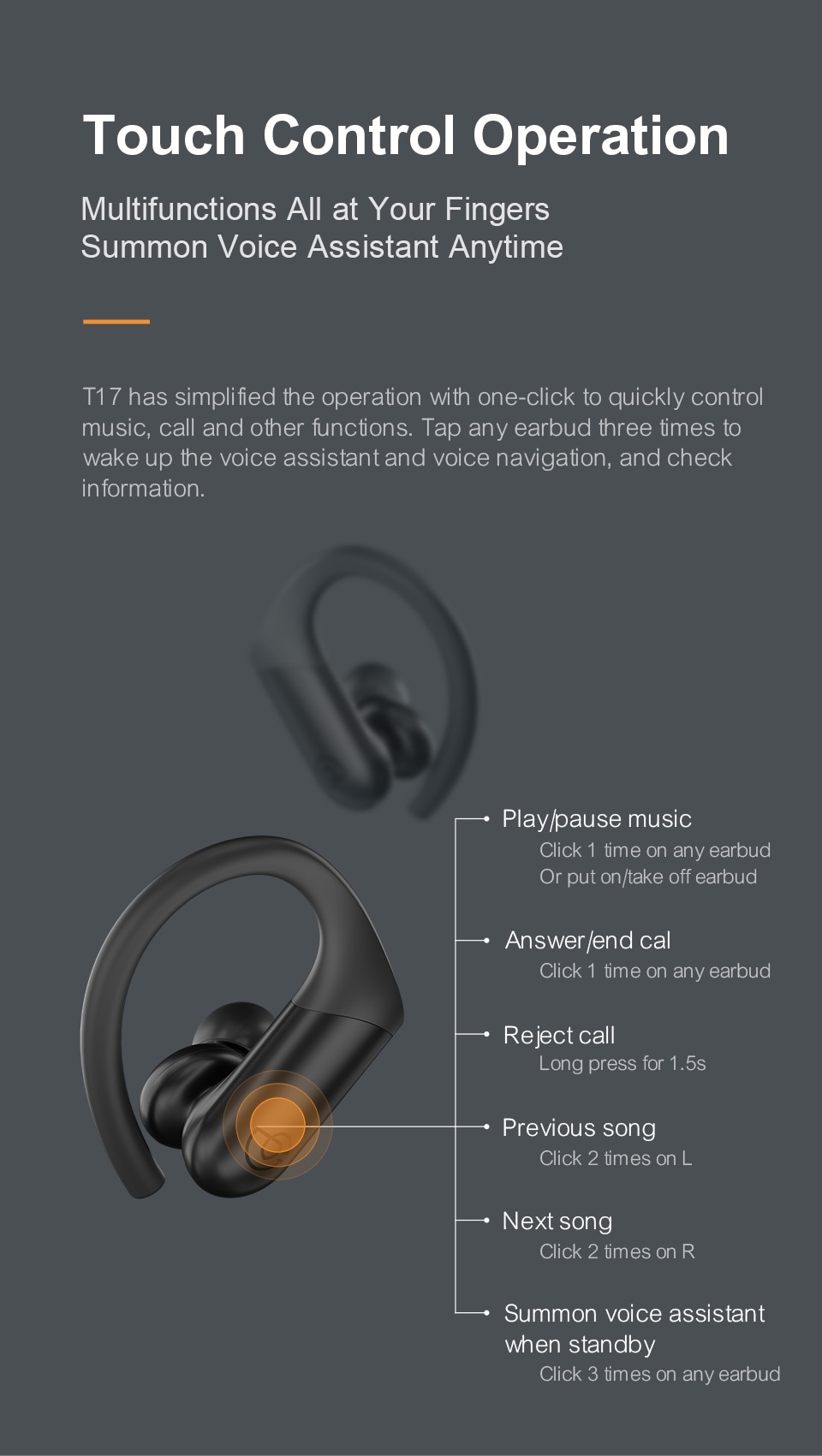 Haylou T17 TWS Earphones Global