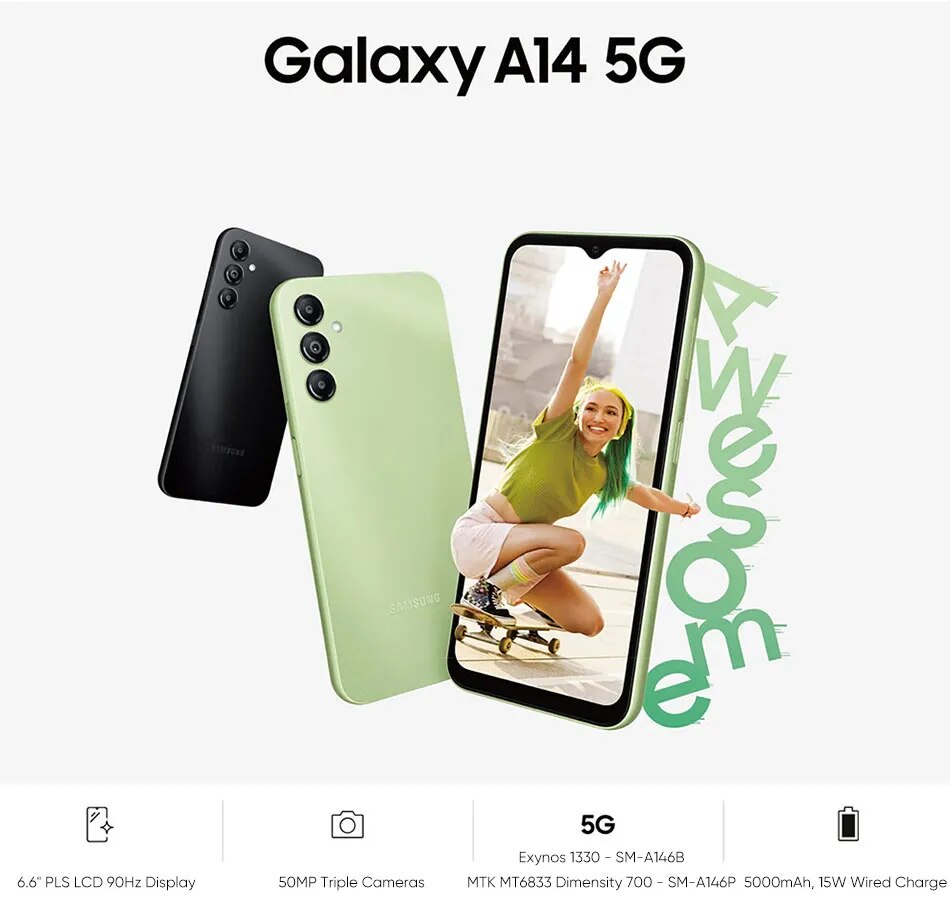 Samsung Galaxy A14 5G  Smart Phone